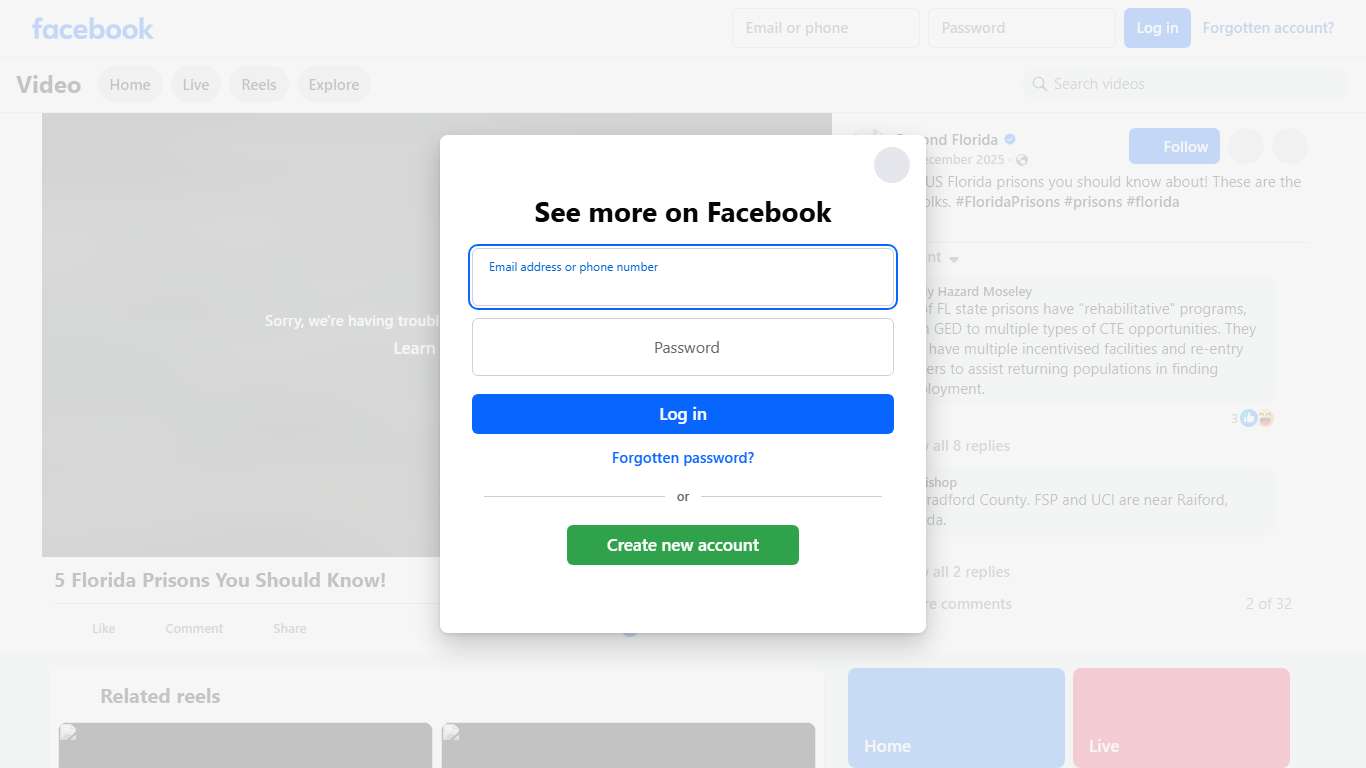 5 NOTORIOUS Florida prisons you should know about! These are the BIG ONES folks. #FloridaPrisons #prisons #florida Beyond Florida Facebook